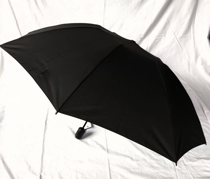 NOUVEAU : Parapluie mini inversé noir pliant open close Magic Crazy Doppler, grand 104 cm et résistant
