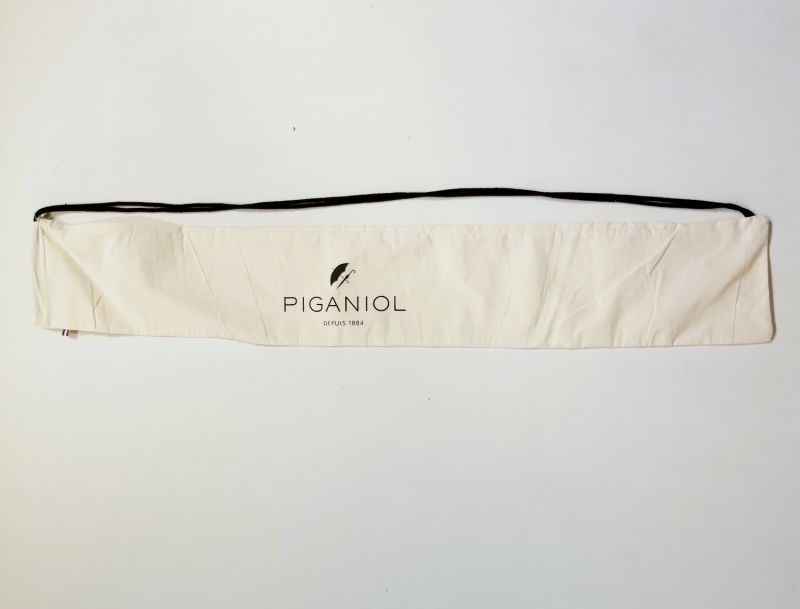 EXCLUSIF : Parapluie canne bois manuel uni marron anti vent français, Léger & solide