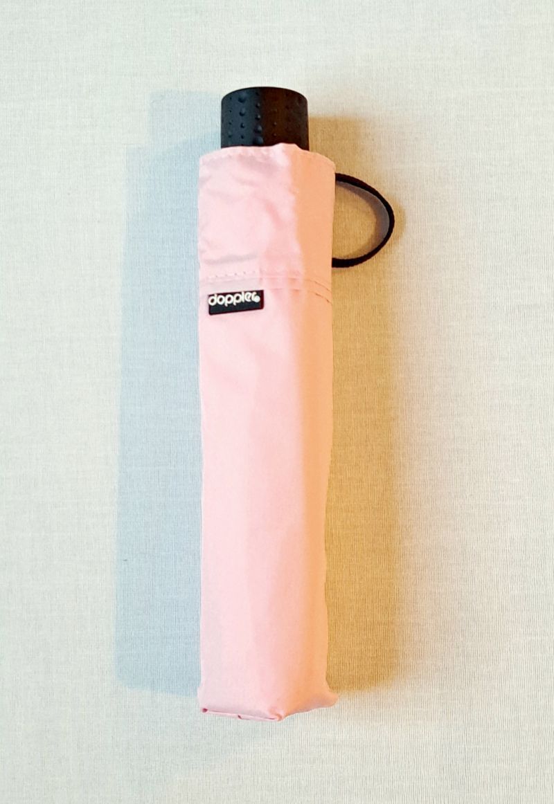 Parapluie Doppler mini Plume manuel uni rose - Super léger 140g & pas cher  