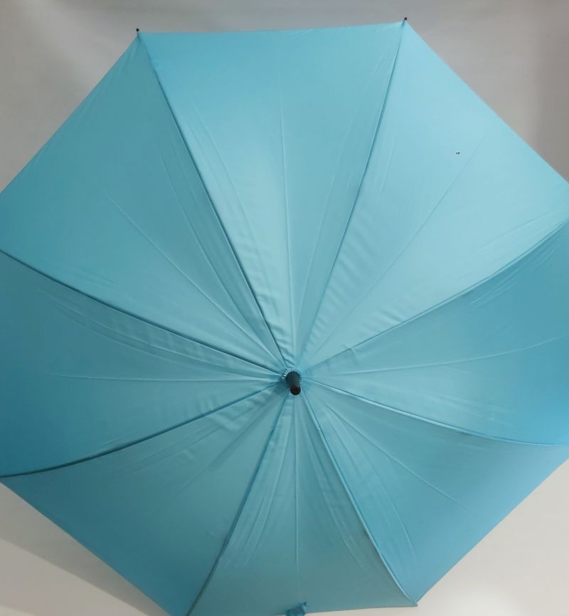Parapluie golf FIN manuel toile anti UV uni bleu ciel 128 cm, Ultra léger 360g