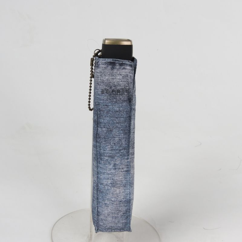 Mini parapluie pliant Esprit imprimé jean's bleu dégradé Esprit, léger et solide
