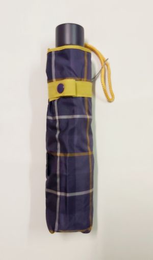 EXCLUSIVITE : Parapluie mini pliant inversé violet et jaune automatique écossais Ezpeleta, robuste et anti vent