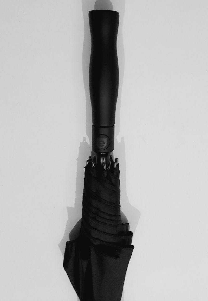  Parapluie golf XXL anti vent uni noir automatique grand 130cm, Léger & solide