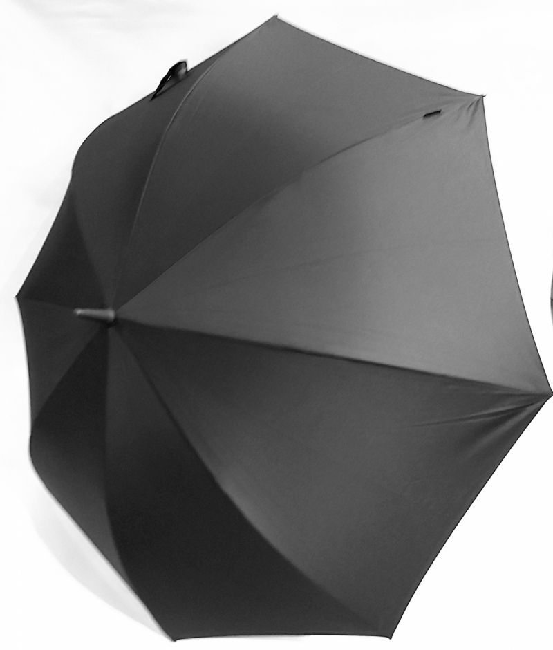  Parapluie golf XXL anti vent uni noir automatique grand 130cm, Léger & solide