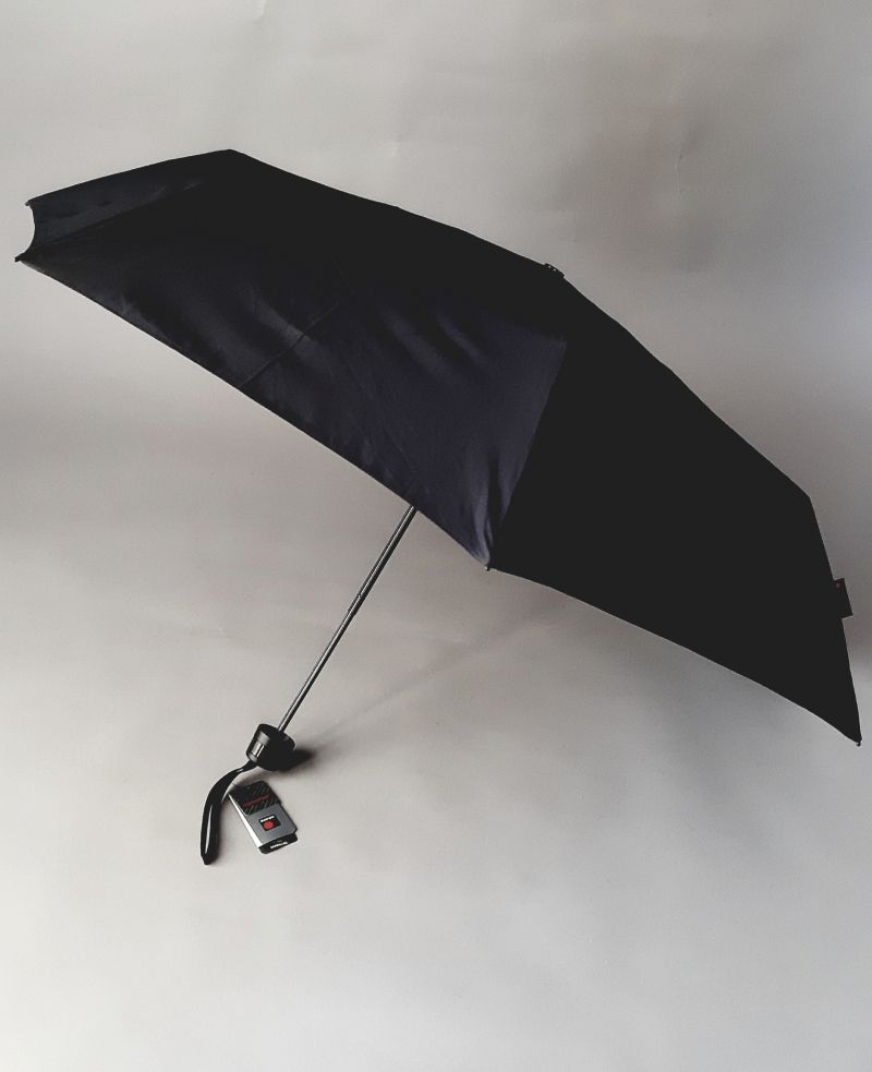 Mini parapluie pliant PURE NOIR Knirps T050 manuel en carboflex 190 g - très léger & large