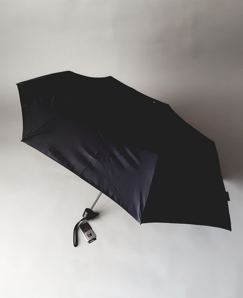 Mini parapluie pliant PURE NOIR Knirps T050 manuel en carboflex 190 g - très léger & large
