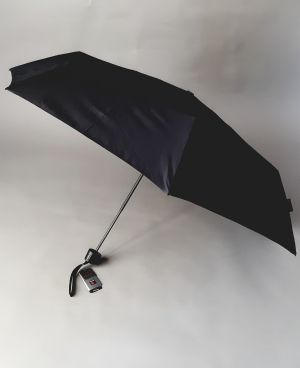  Mini parapluie pliant noir Knirps en carboflex 190 g, très léger et résistant