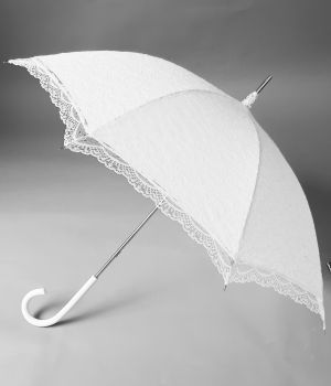 Transparent Translucide Parapluie dentelle mariage parapluie canne parapluie cœur 