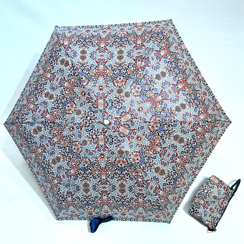 Parapluie de poche pliant mini manuel trousse imperméable imprimé vert & marron Ezpeleta - léger & solide 