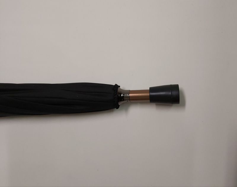 M&p Canne hauteur réglable Long Parapluie Noir 
