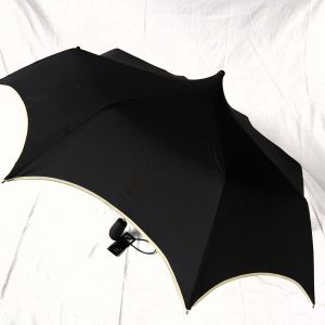 Mini parapluie original pliant noir open-close pagode Magic Mystic Doppler, léger et solide