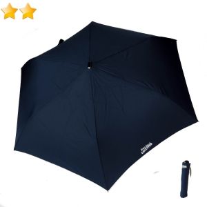  Parapluie pliant mini extra plat bleu marine  Jean Paul Gaultier, léger et solide