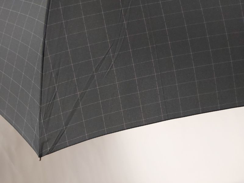 Parapluie demi golf homme automatique noir imprimé écossais Ezpeleta, très grand 120cm & résistant