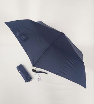  Parapluie mini extra plat pliant manuel uni bleu marine Doppler, super fin léger 190g & solide