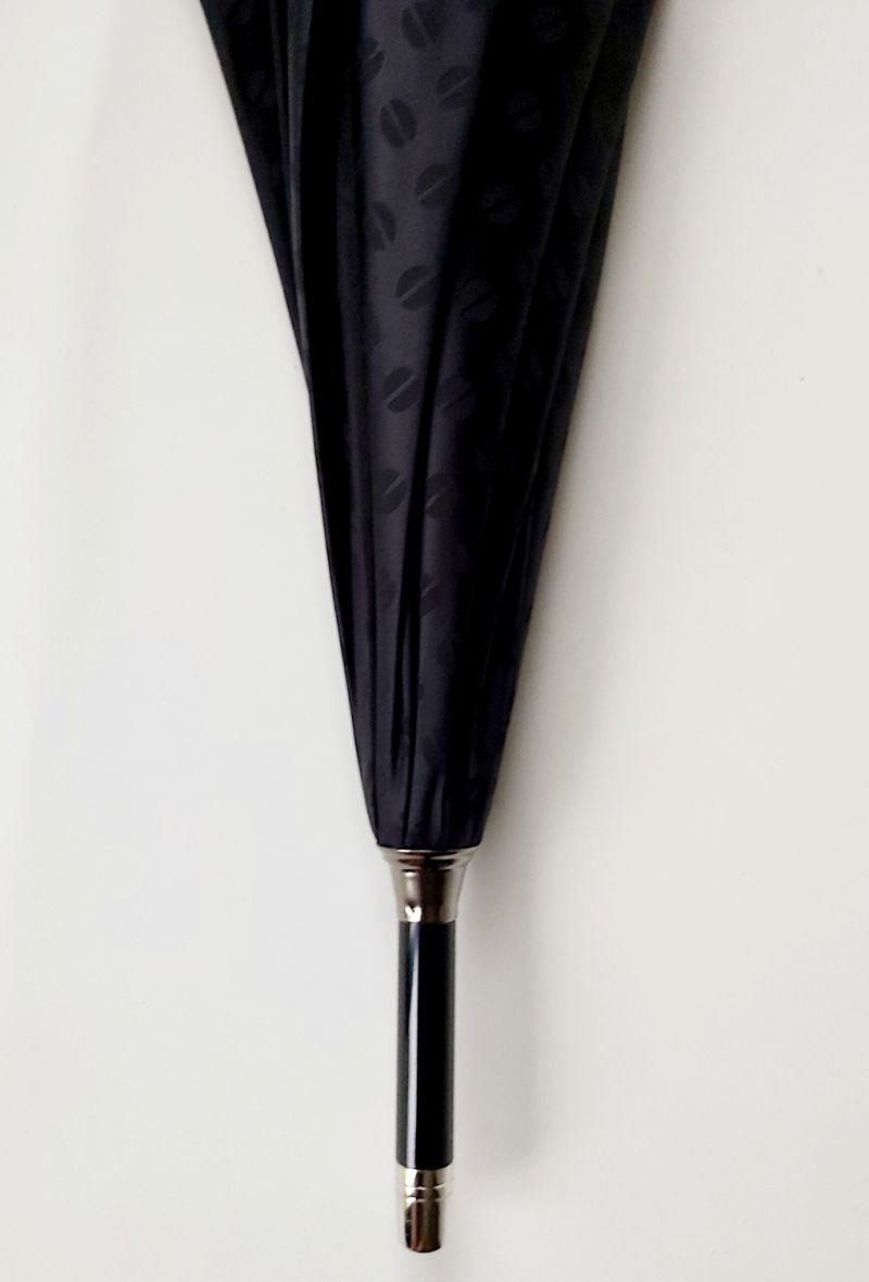 Parapluie long de luxe noir 