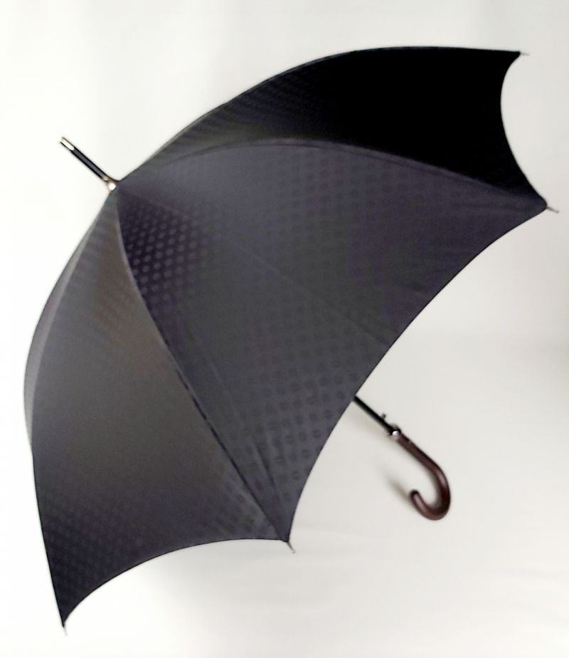 Parapluie long de luxe noir 