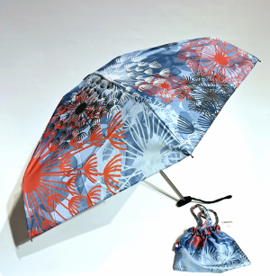  Parapluie sac Lancel micro plat imprimé feu d'atifice bleu & rouge vert Français - léger 200 g & solide