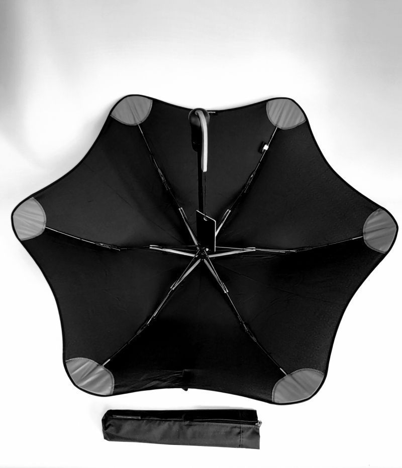 Parapluie Blunt XS Metro pliant automatique uni noir, léger(380 g) & anti vent