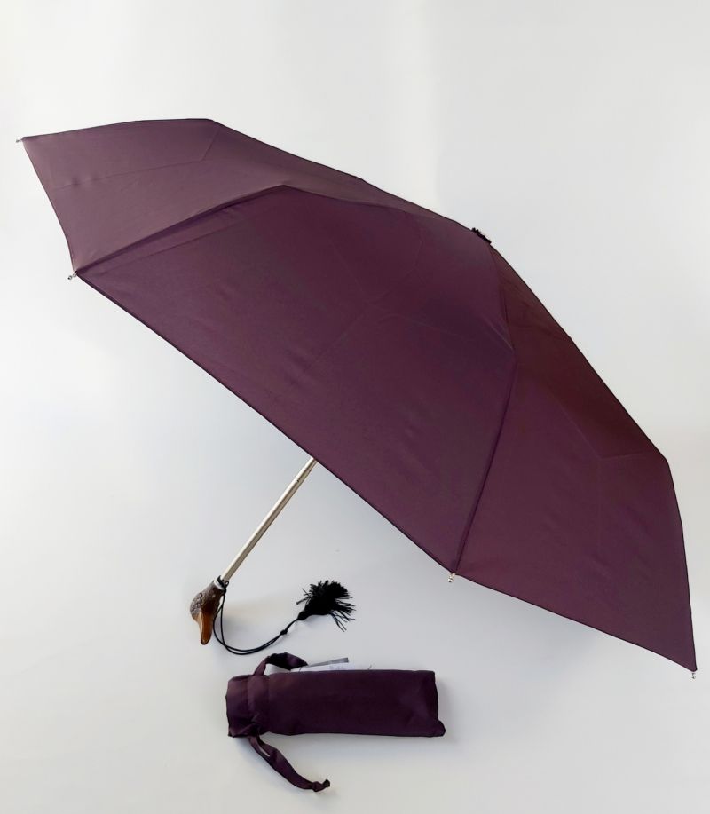 Mini parapluie tête d'animaux aux choix  manuel en uni français, Léger & solide