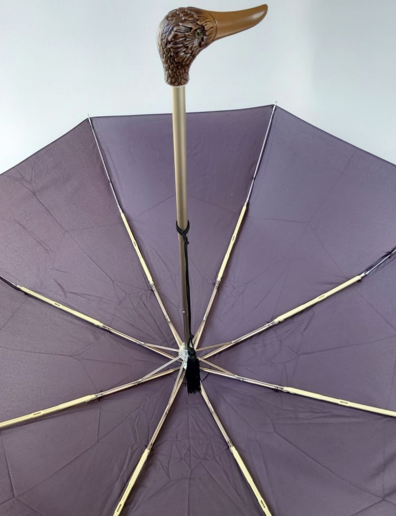Mini parapluie tête d'animaux aux choix  manuel en uni français, Léger & solide
