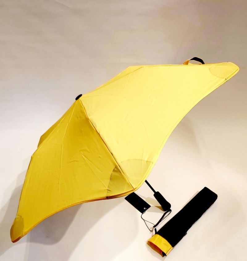 Parapluie Blunt XS Metro pliant automatique uni jaune (d 100 cm), léger (380g) & anti vent