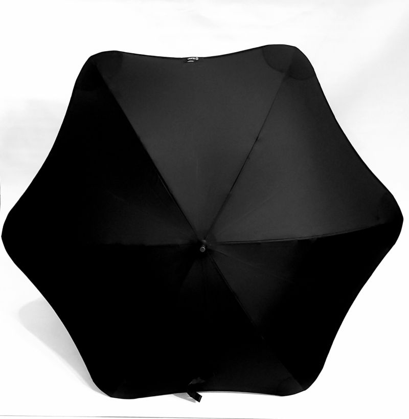 Parapluie Blunt Classic droit manuel uni noir (d 120 cm), Solide & tempête