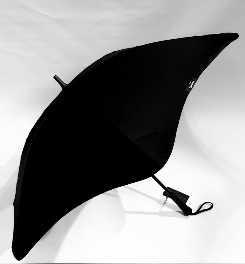 Parapluie Blunt Classic droit manuel uni noir (d 120 cm), Solide & tempête