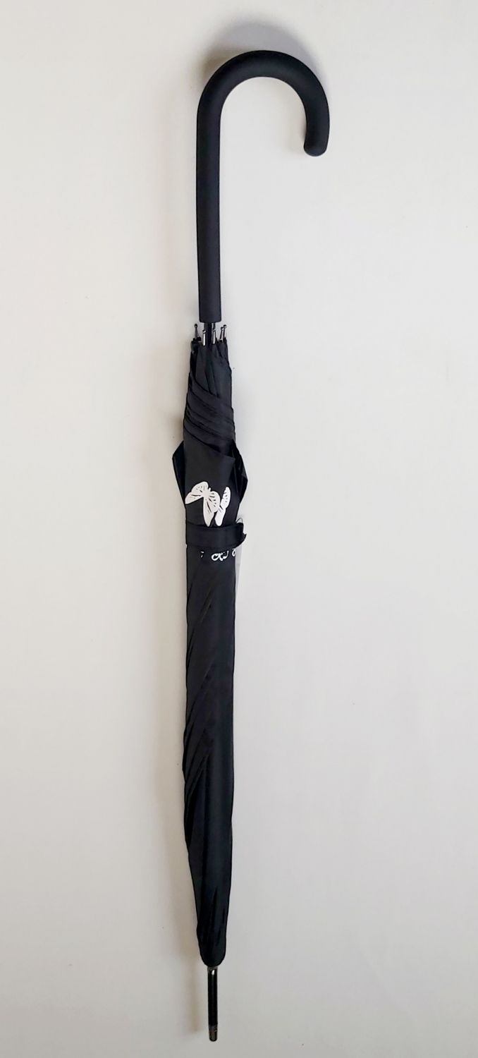 Parapluie long automatique noir change de couleur pour des papillons multicolore Esprit, léger & solide