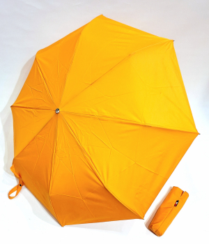  Mini parapluie pliant automatique Op/Clo uni orange Neyrat - léger et solide