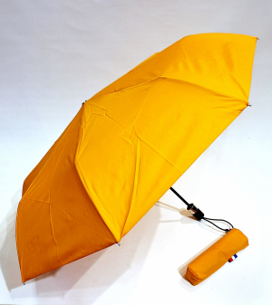  Mini parapluie pliant automatique Op/Clo uni orange Neyrat - léger et solide