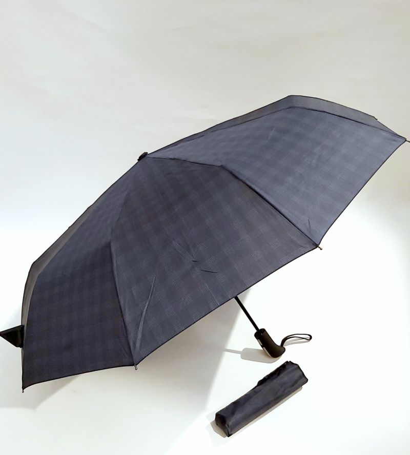 Parapluie pliant NEW anti vent bleu fantaisie 
