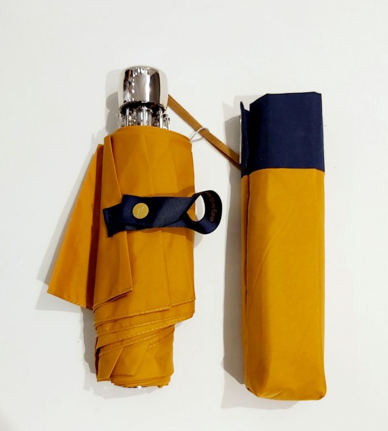  Parapluie mini inversé manuel uni ocre / Ezpeleta : Qualité & durable /  Solide sur Parapluie-de-france.com
