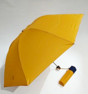 EXCLUSIVITE : Parapluie mini inversé manuel ocre (monture Knirps)Ezpeleta, Solide & Anti vent