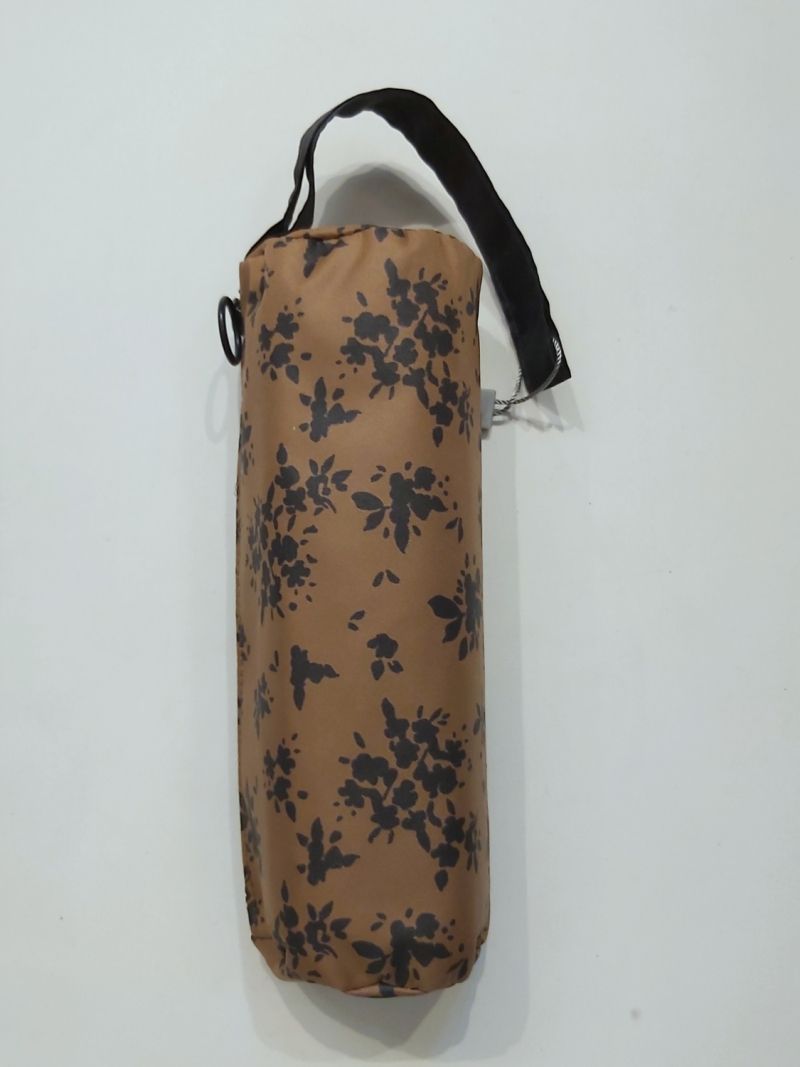  Micro parapluie marron floral trousse étanche Ezpeleta, léger 230g & solide