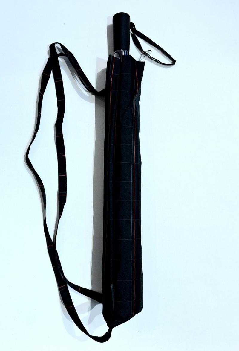 Parapluie golf pliant XXL automatique noir écossais - 130cm & anti vent