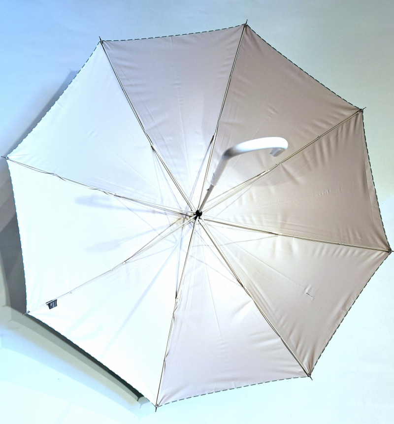 Parapluie / Ombrelle ANTI UV à 97.5% imprimé rayé bleu & blanc Ezpeleta - léger & anti vent
