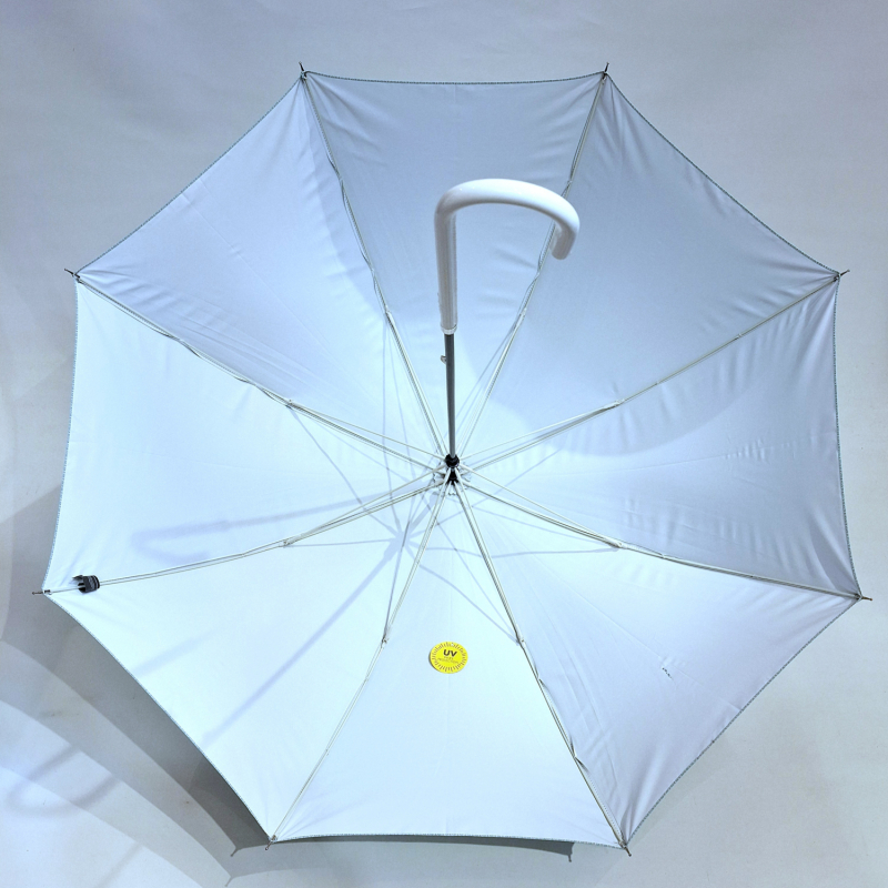 Parapluie / Ombrelle ANTI UV à 97.5% bleu imprimé discret Ezpeleta - léger & anti vent