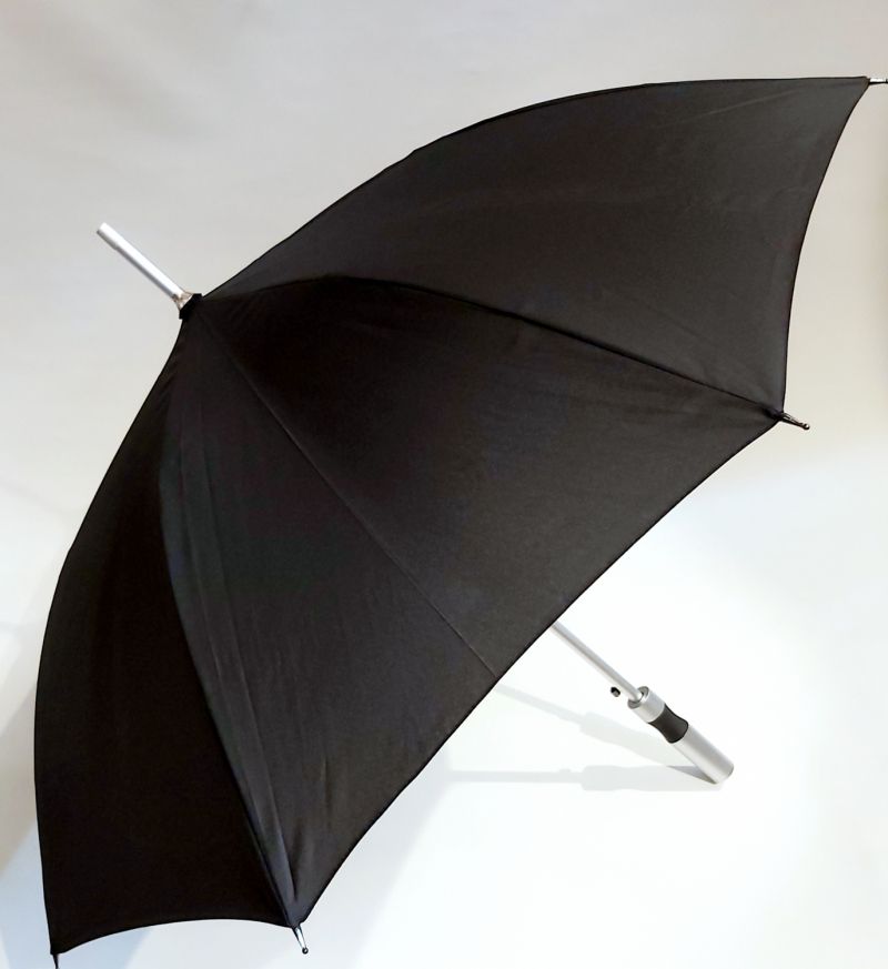  Parapluie 1/2 golf anti vent uni noir automatique grand 110cm, Ultra léger & solide