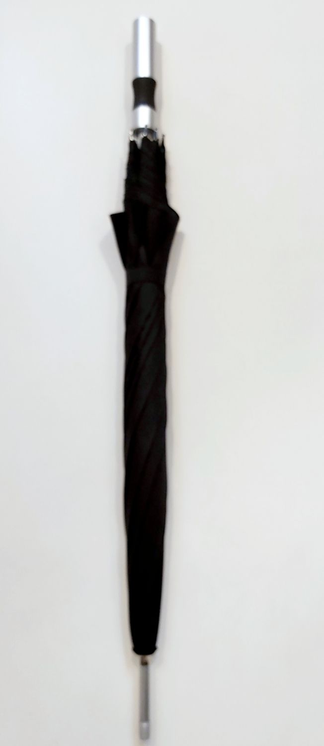  Parapluie 1/2 golf anti vent uni noir automatique grand 110cm, Ultra léger & solide