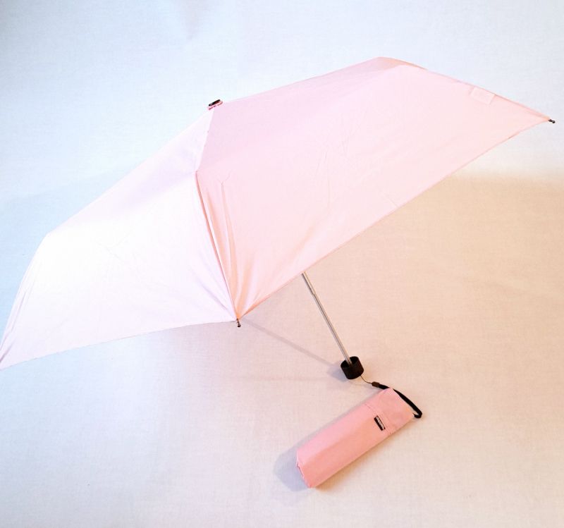 Parapluie Doppler mini Plume manuel uni rose - Super léger 140g & pas cher  