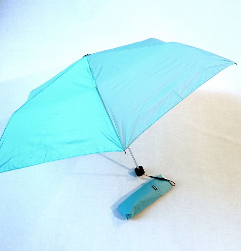 Parapluie Doppler mini Fiber Havanna PLUME 140g manuel uni bleu - Utra léger & solide