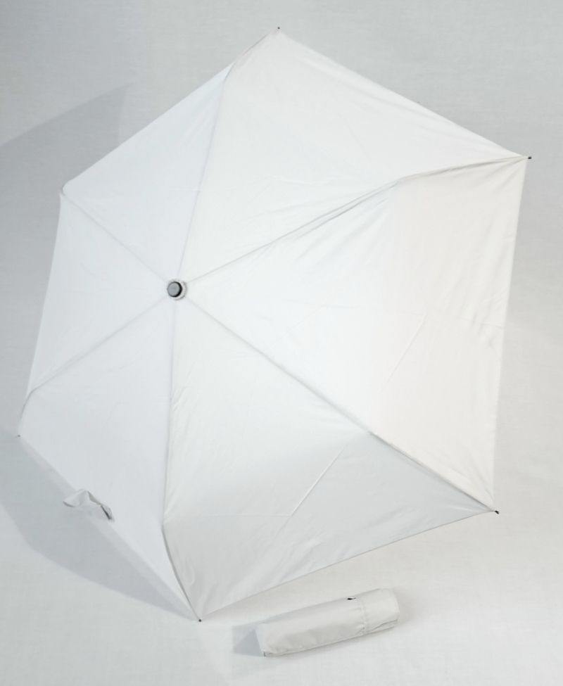 Parapluie compact beige manuel Ultra léger 140 g Fiber Havanna / Doppler - Grand & solide