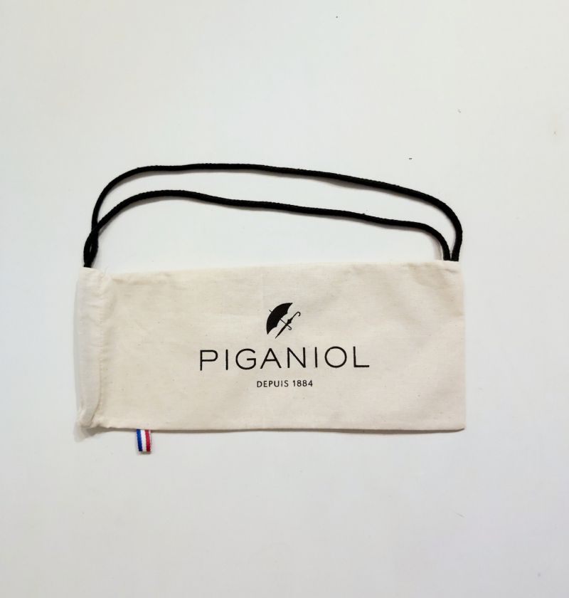 Parapluie pliant Marinière auto Marine & Blanc Piganiol - Léger & résistant