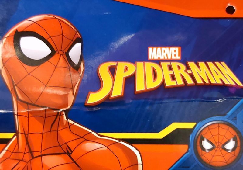 Parapluie enfant rouge manuel sur le thème de Spiderman Marvel, 3 à 7ans léger et solide