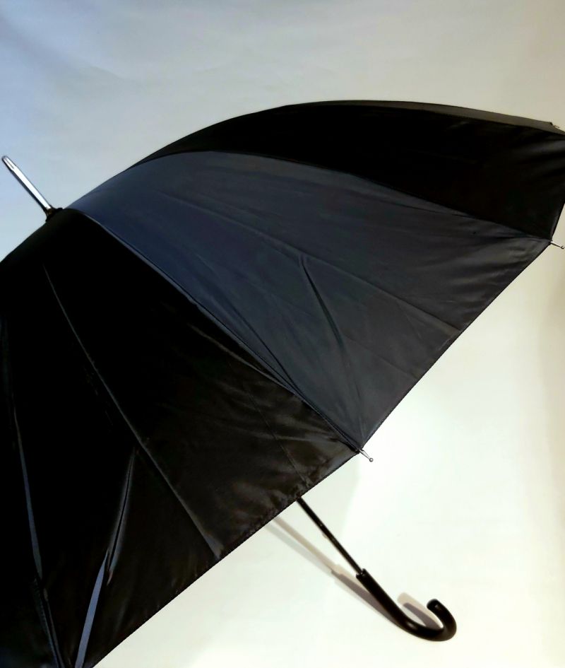 Parapluie noir manuel 16 baleines Doppler, XXl 135cm diam & pas cher