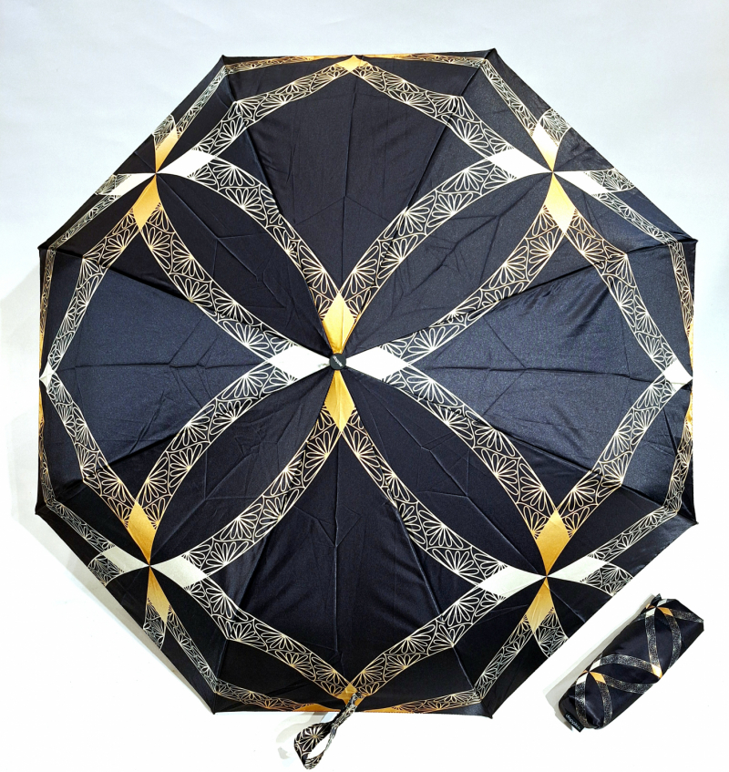 Mini parapluie pliable automatique open close Noir élégant Doppler - Grand & solide