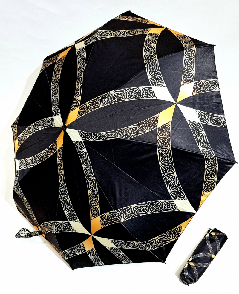 Mini parapluie pliable automatique open close Noir élégant Doppler - Grand & solide