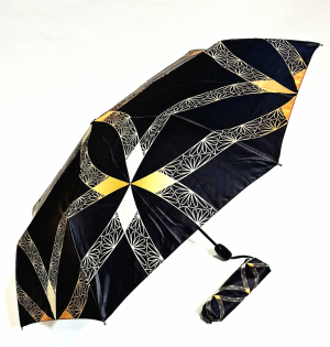 Mini parapluie pliable automatique open close Noir élégant Doppler - Grand & solide