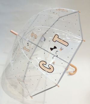 Parapluie enfant cloche transparent manuel imprimé Spiderman