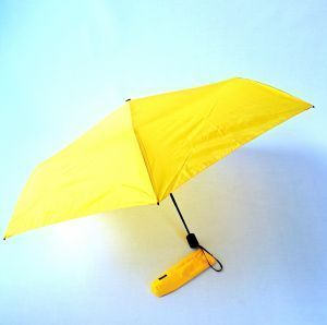 Parapluie Zero Magic pliant Plume open close uni jaune Doppler - Ultra léger 176g & solide  